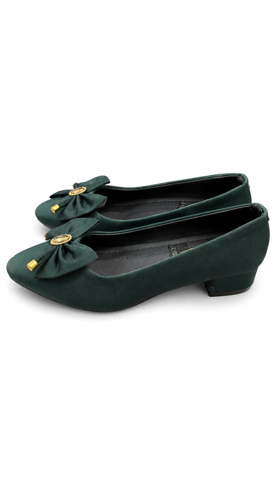 Girls Lakra Fabric Bow Ballerina Shoes – Elegant Kids Heels