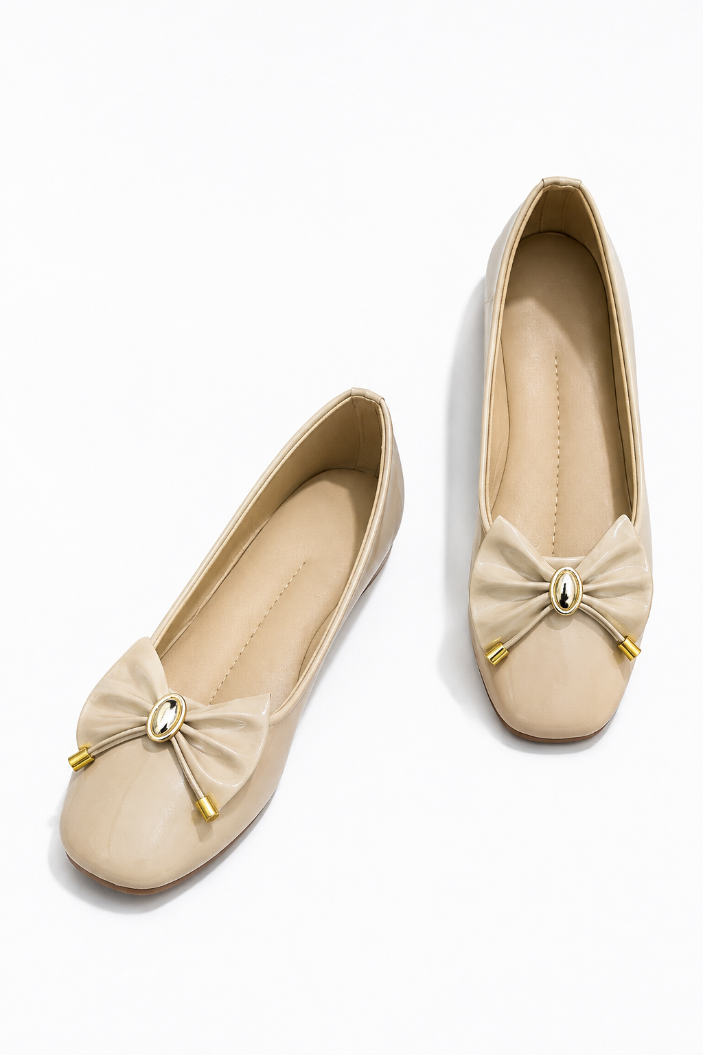 Women's Bow Flat Shoes – Soft Comfort Casual Pumps