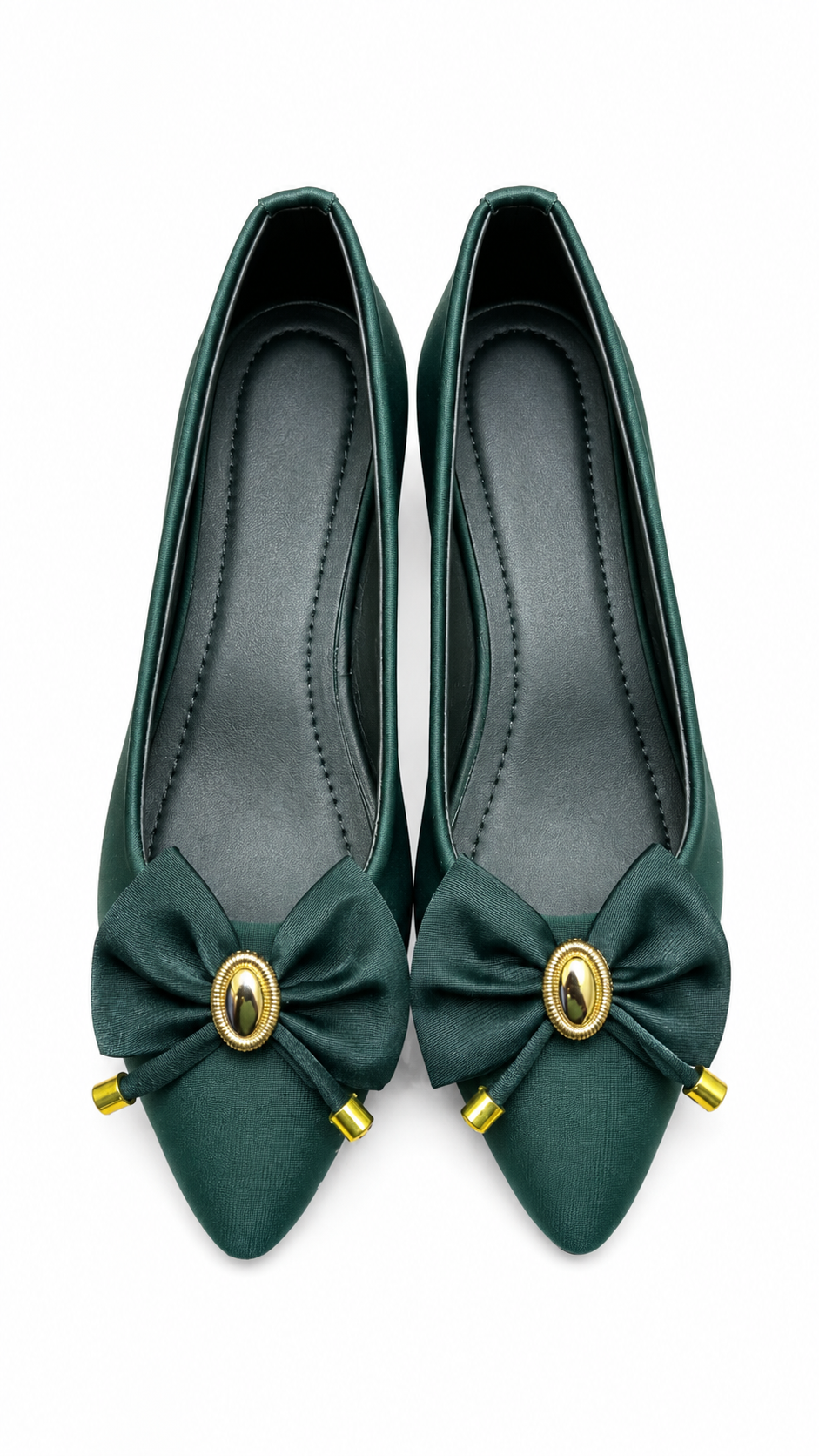 Girls Lakra Fabric Bow Ballerina Shoes – Elegant Kids Heels
